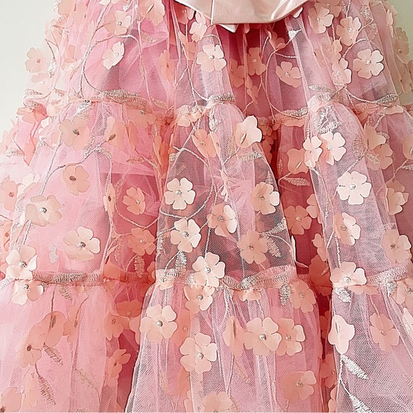 Dolls Kill Sugar Thrillz Pink Perfectly Poised Babydoll Dress size Small - Picture 3 of 6